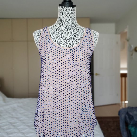 French Connection Beaded Tank - Picture 1 of 7